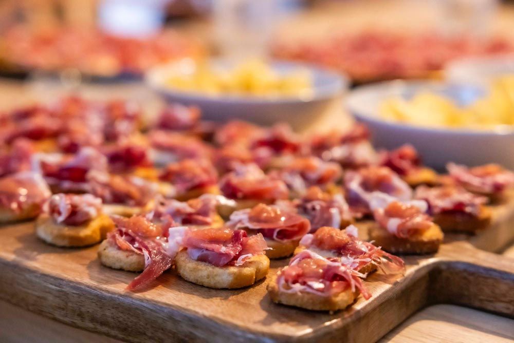 Plato para evento con catering