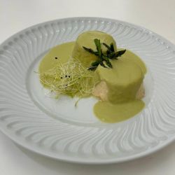 Presentación de comida de catering