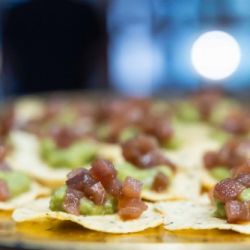Comida preparada para invitados