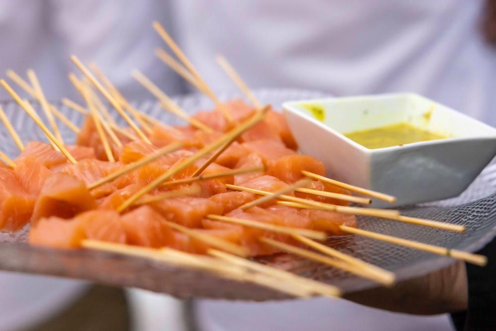 Presentación gastronómica para eventos