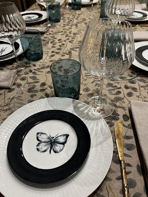 Montaje de mesa para celebración